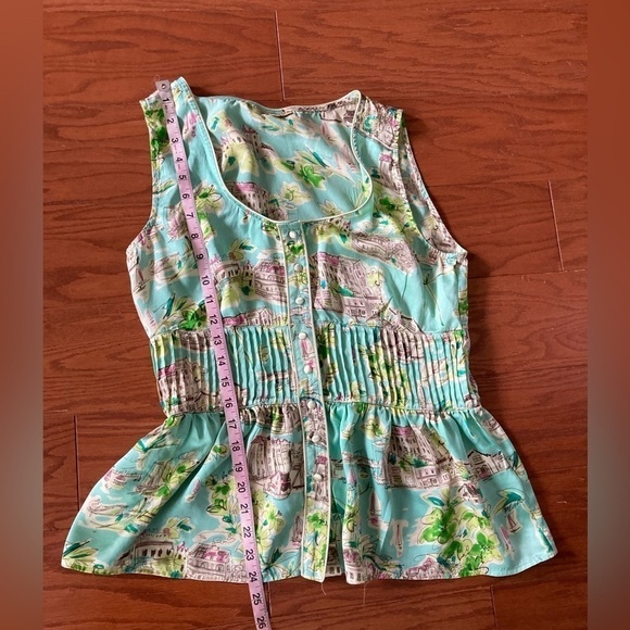 Jaloux 100% Silk Blouse Size Large - Picture 11 of 11